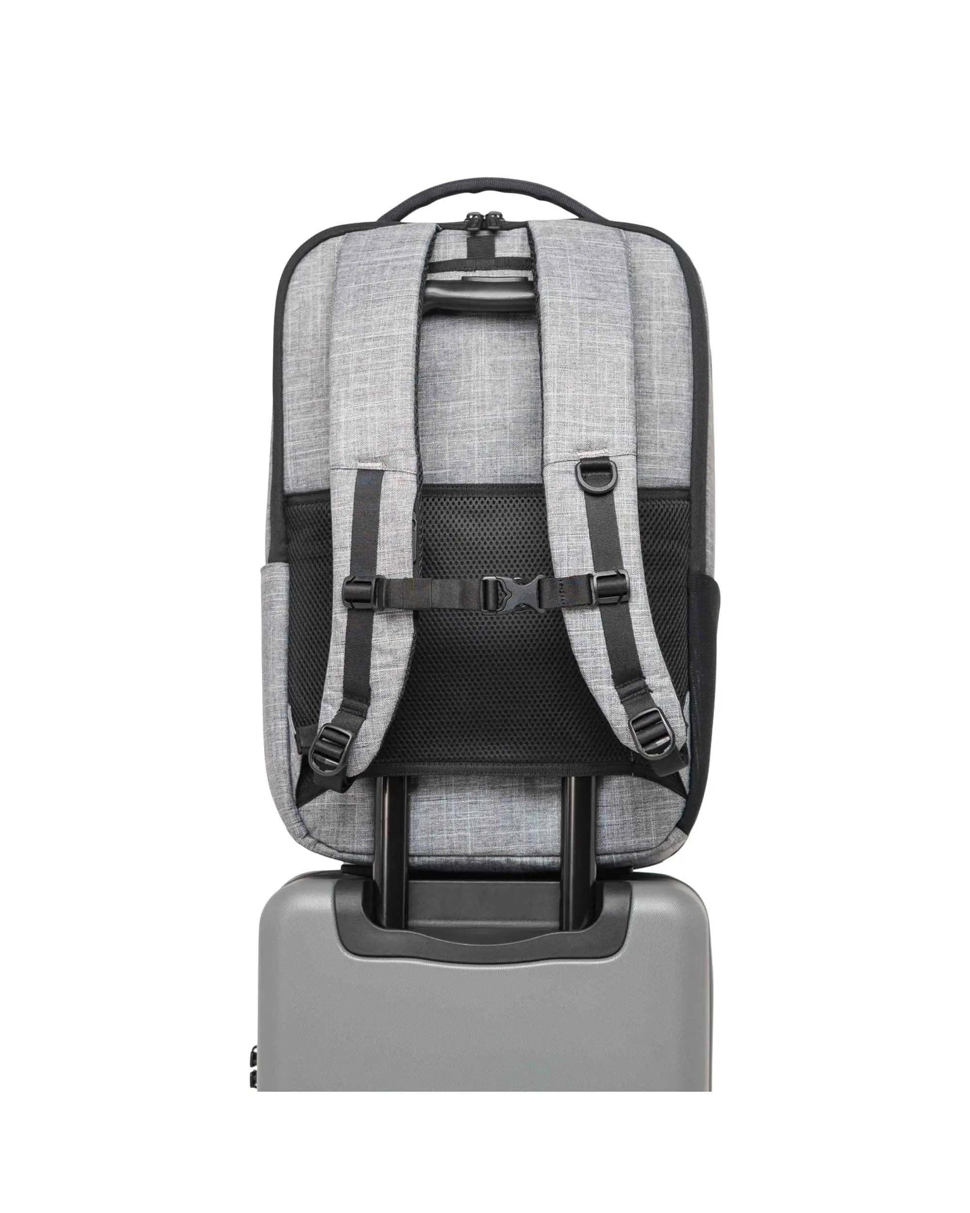 Herschel Backpacks Raven Crosshatch Herschel Kaslo Travel Backpack Tech - Raven Crosshatch