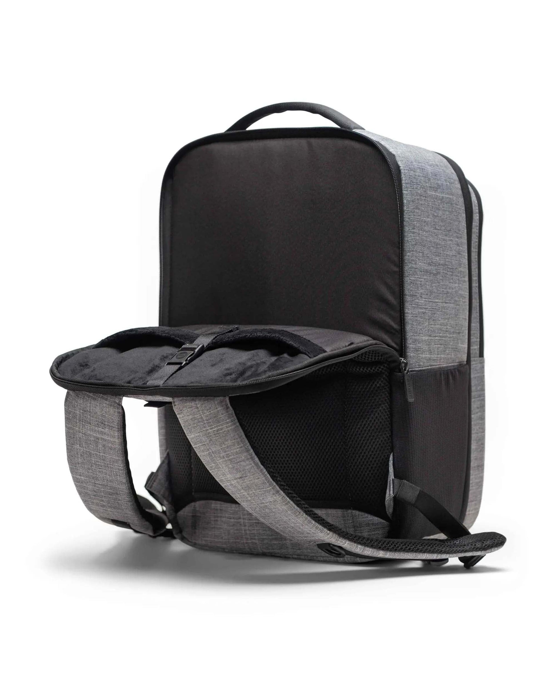 Herschel Backpacks Raven Crosshatch Herschel Kaslo Travel Backpack Tech - Raven Crosshatch