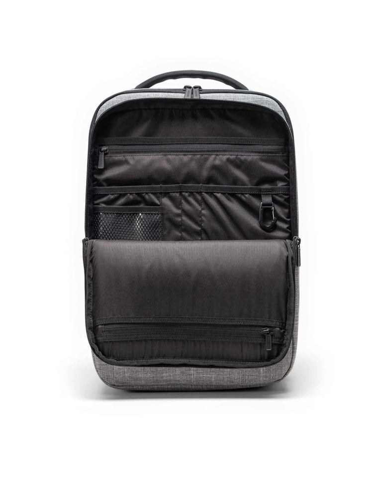 Herschel Backpacks Raven Crosshatch Herschel Kaslo Travel Backpack Tech - Raven Crosshatch