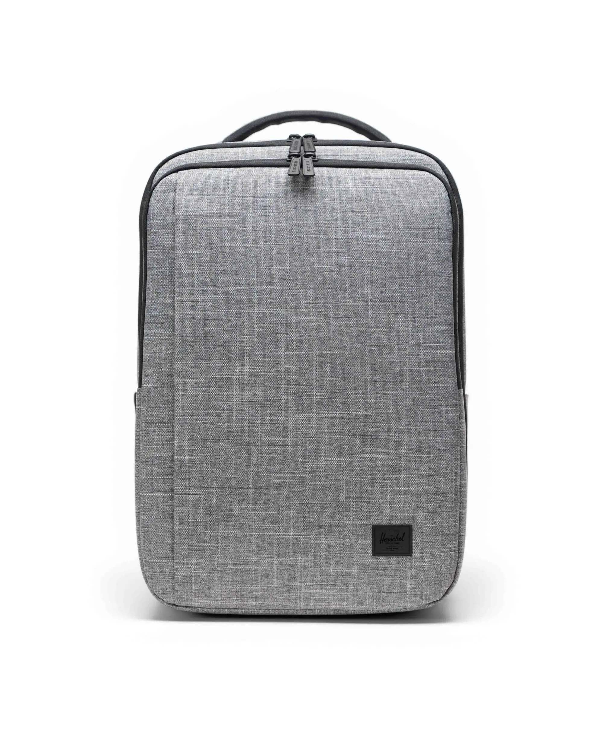 Herschel Backpacks Raven Crosshatch Herschel Kaslo Travel Backpack Tech - Raven Crosshatch