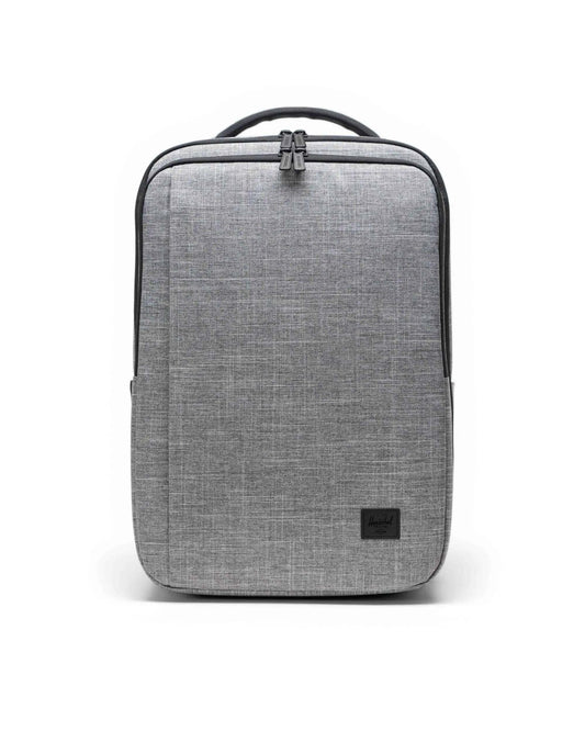 Herschel Backpacks Raven Crosshatch Herschel Kaslo Travel Backpack Tech - Raven Crosshatch