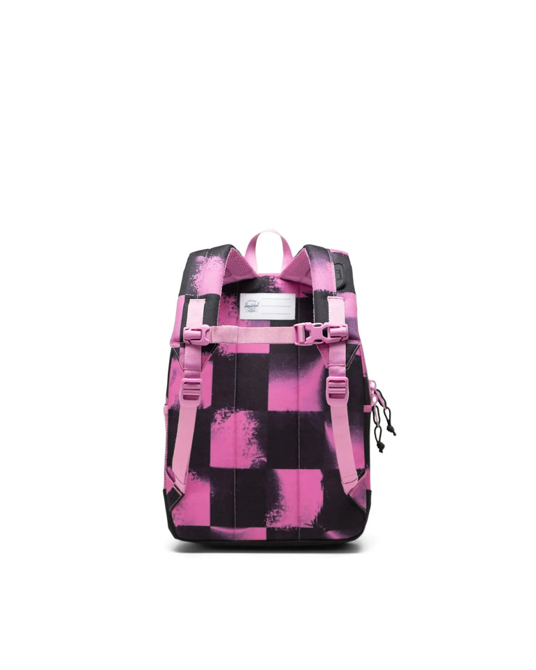 Herschel Backpacks Stencil Checker Opera Mauve Herschel Heritage Kids Backpack - Stencil Checker Opera Mauve