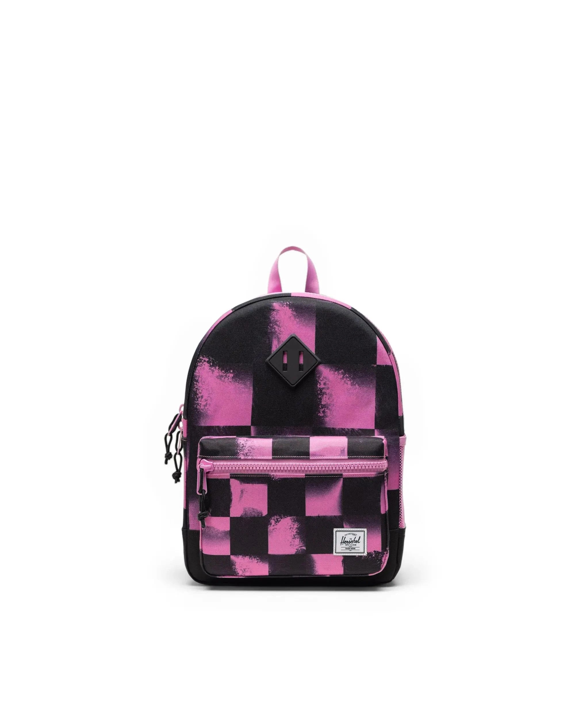 Herschel Backpacks Stencil Checker Opera Mauve Herschel Heritage Kids Backpack - Stencil Checker Opera Mauve