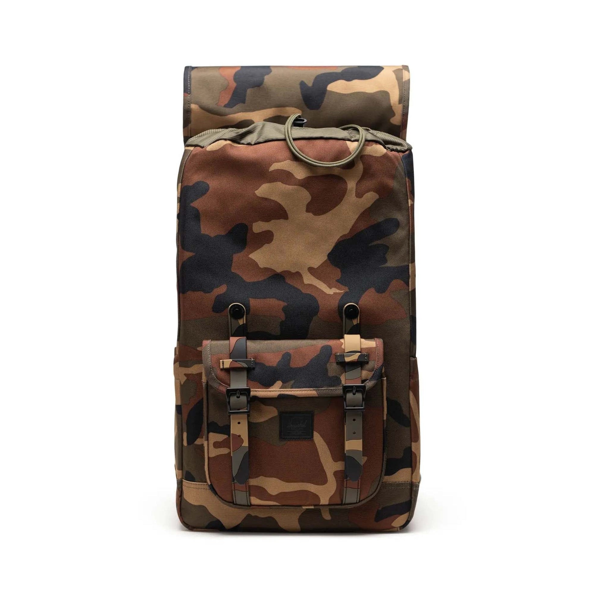Herschel Backpacks Woodland Camo/Black Label Herschel Little America Backpack - Woodland Camo/Black Label