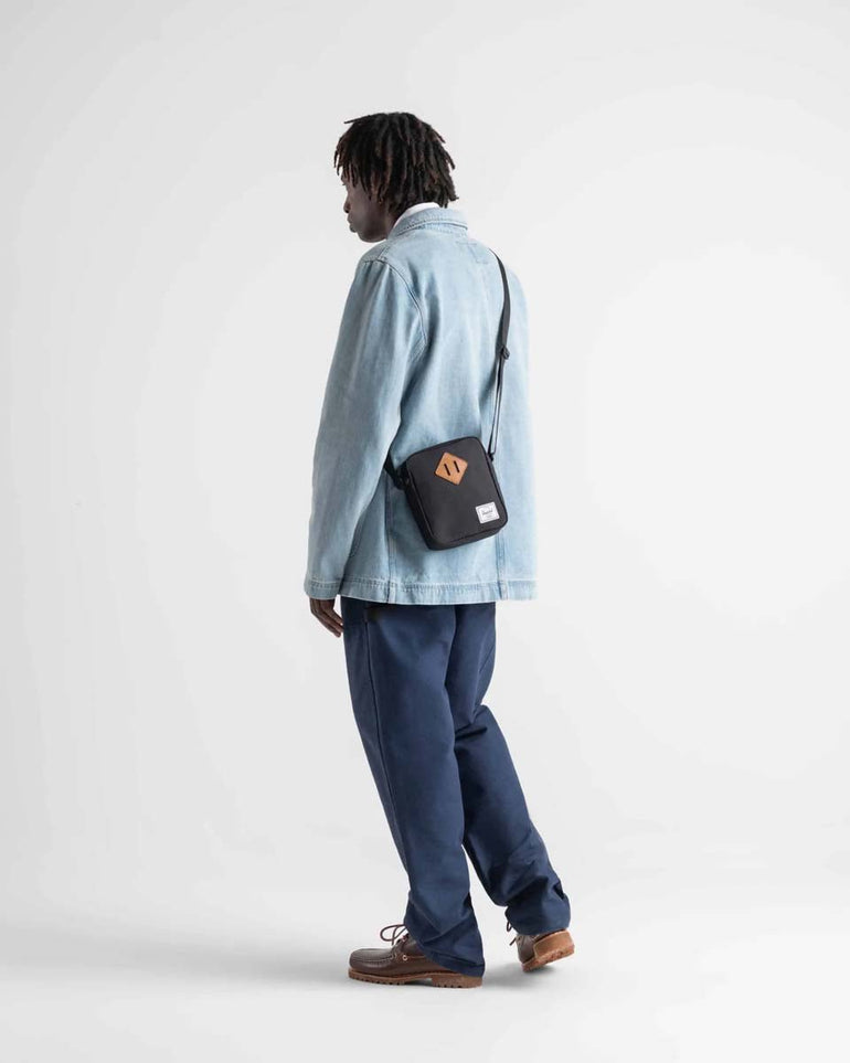 Herschel Cross-Body Bag Black Tonal Herschel Heritage Crossbody - Black Tonal