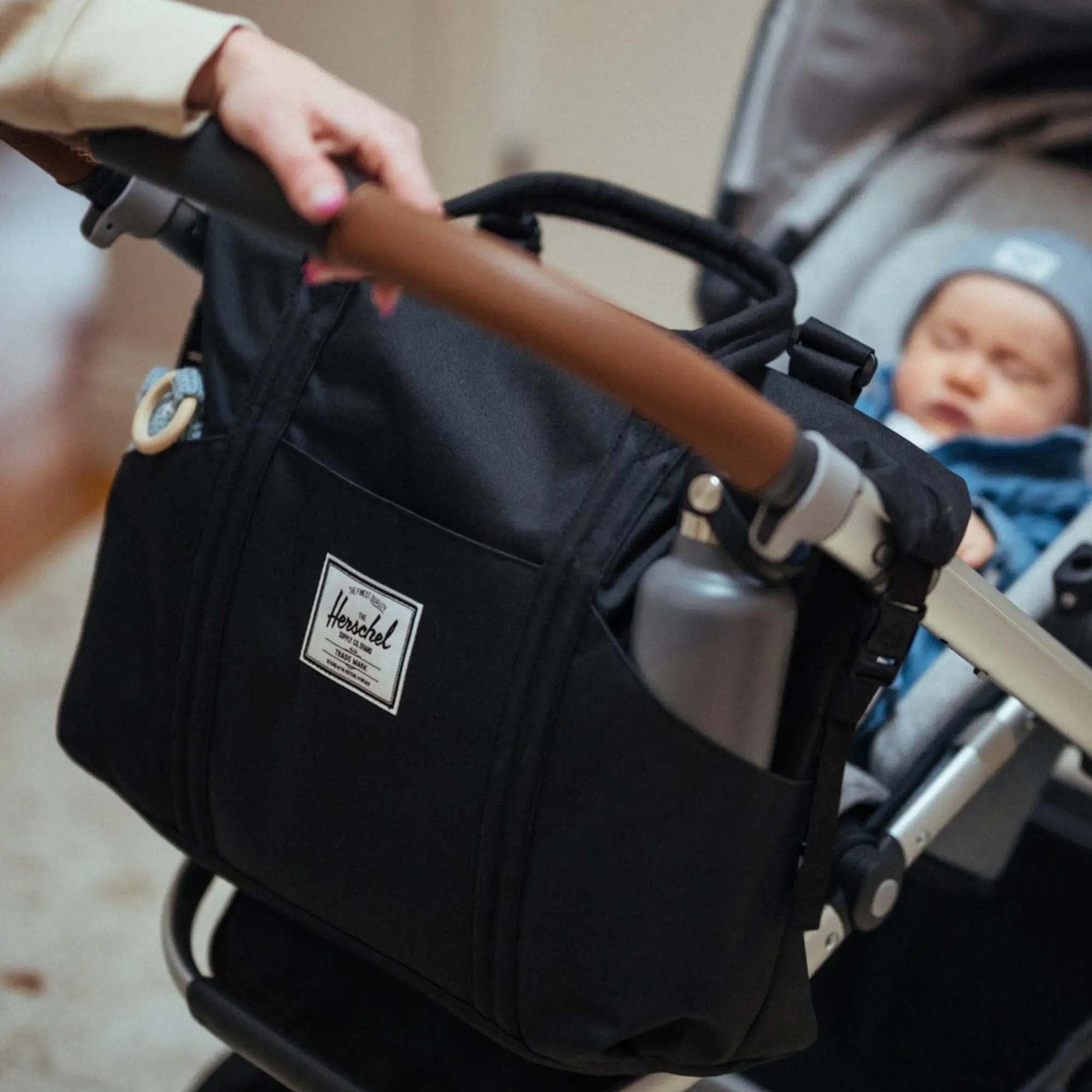 Herschel Diaper Bag Black Herschel Strand Duffle Diaper Bag - Black