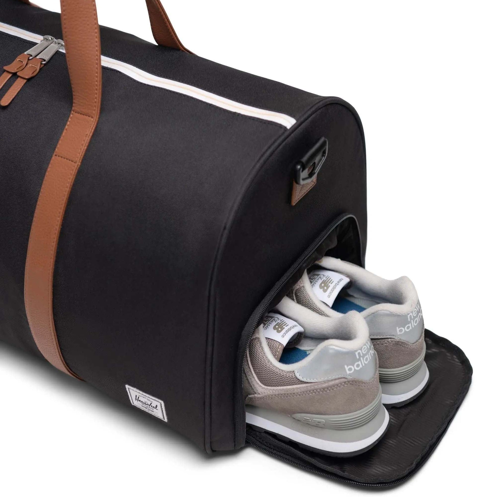 Herschel Duffles Raven Crosshatch Herschel Novel Duffle - Raven Crosshatch