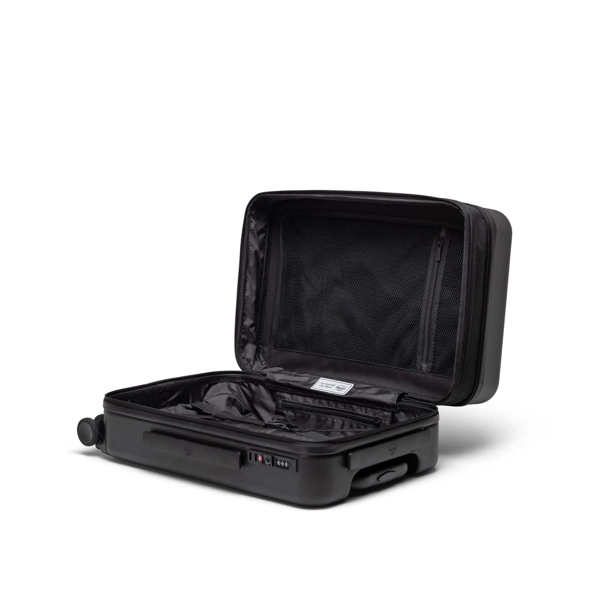 Herschel Luggage Black Herschel Heritage Hardshell Large Carry On Expandable Luggage - Black