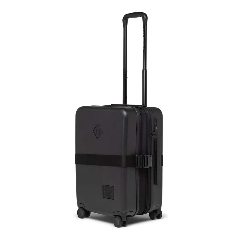 Herschel Luggage Black Herschel Heritage Hardshell Large Carry On Expandable Luggage - Black