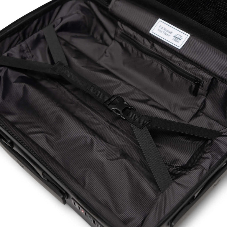 Herschel Luggage Black Herschel Heritage Hardshell Pro Large Carry On Luggage - Black