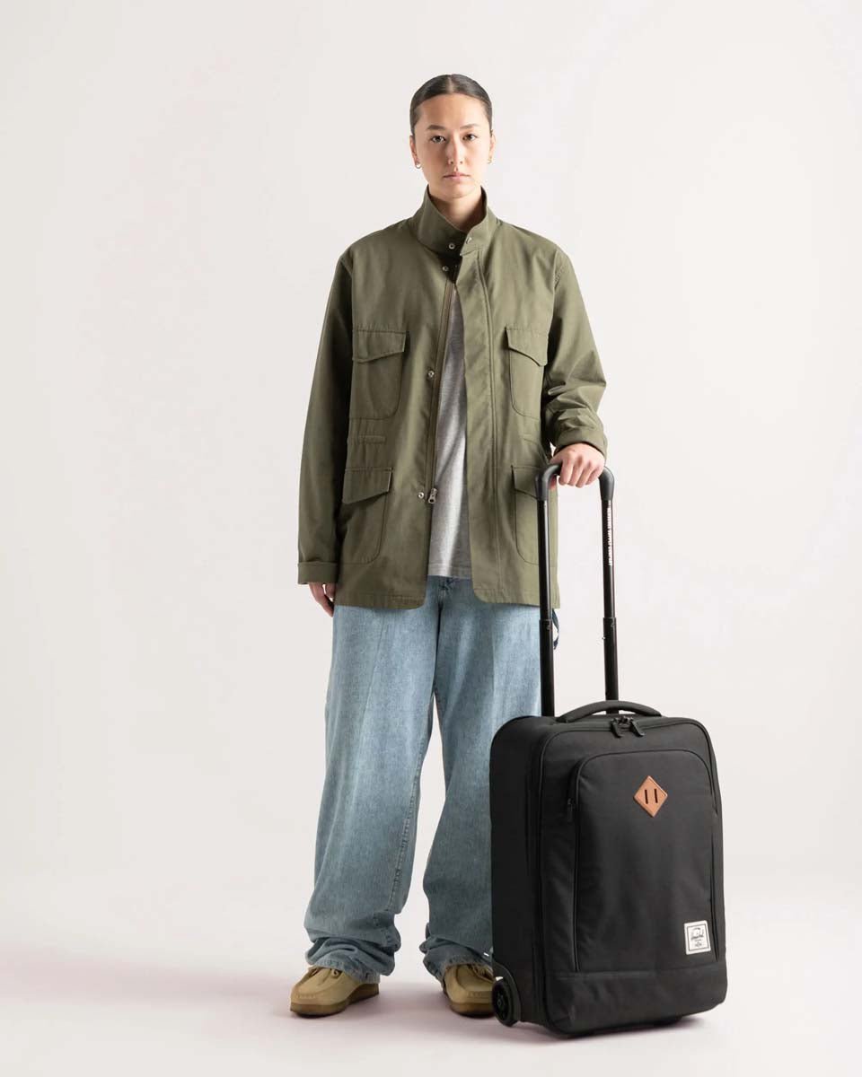 Herschel Luggage Black Herschel Heritage Softshell Large Carry On Luggage - Black