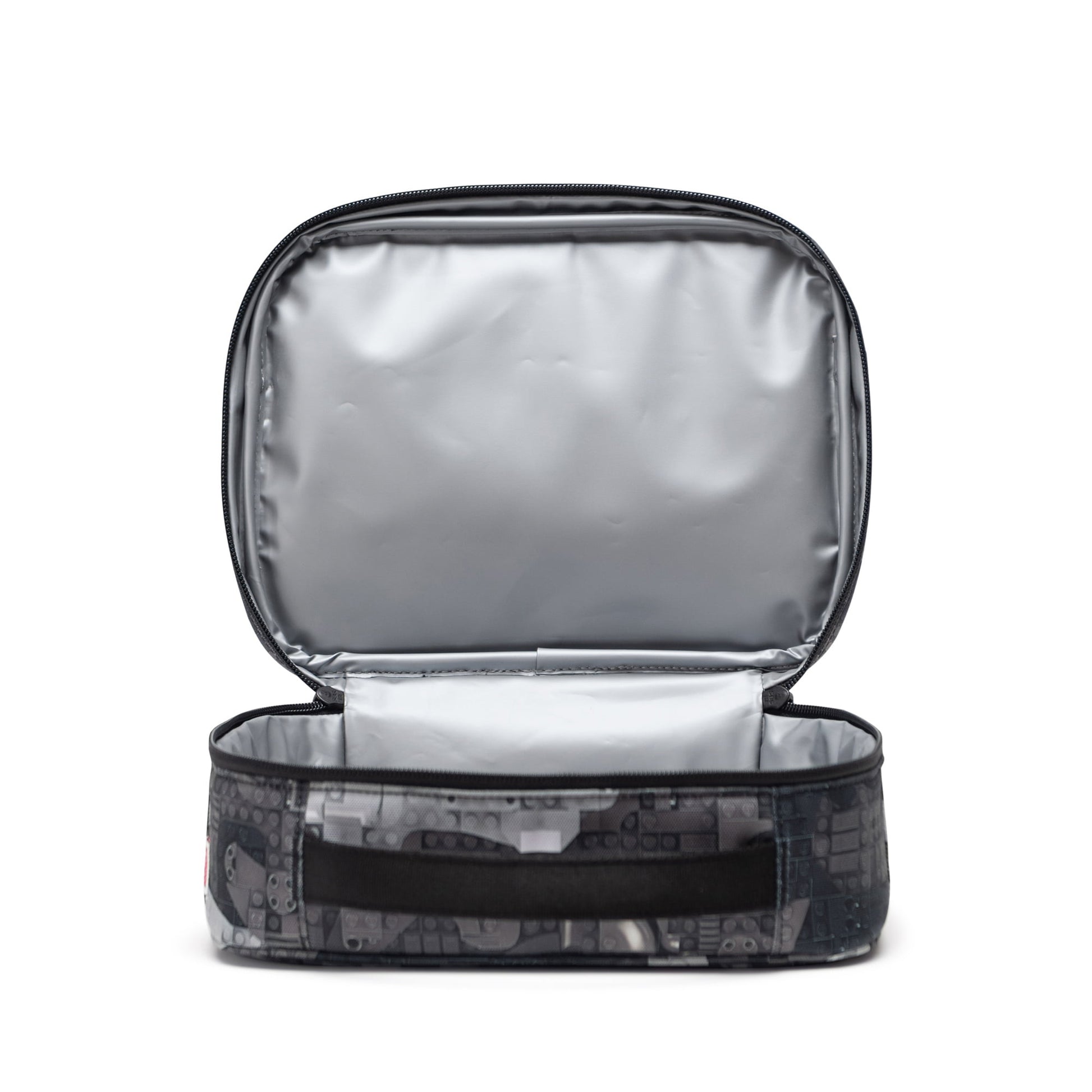 Herschel Lunch Bag Abstract Bricks Black Herschel LEGO Pop Quiz Lunch Box - Abstract Bricks Black