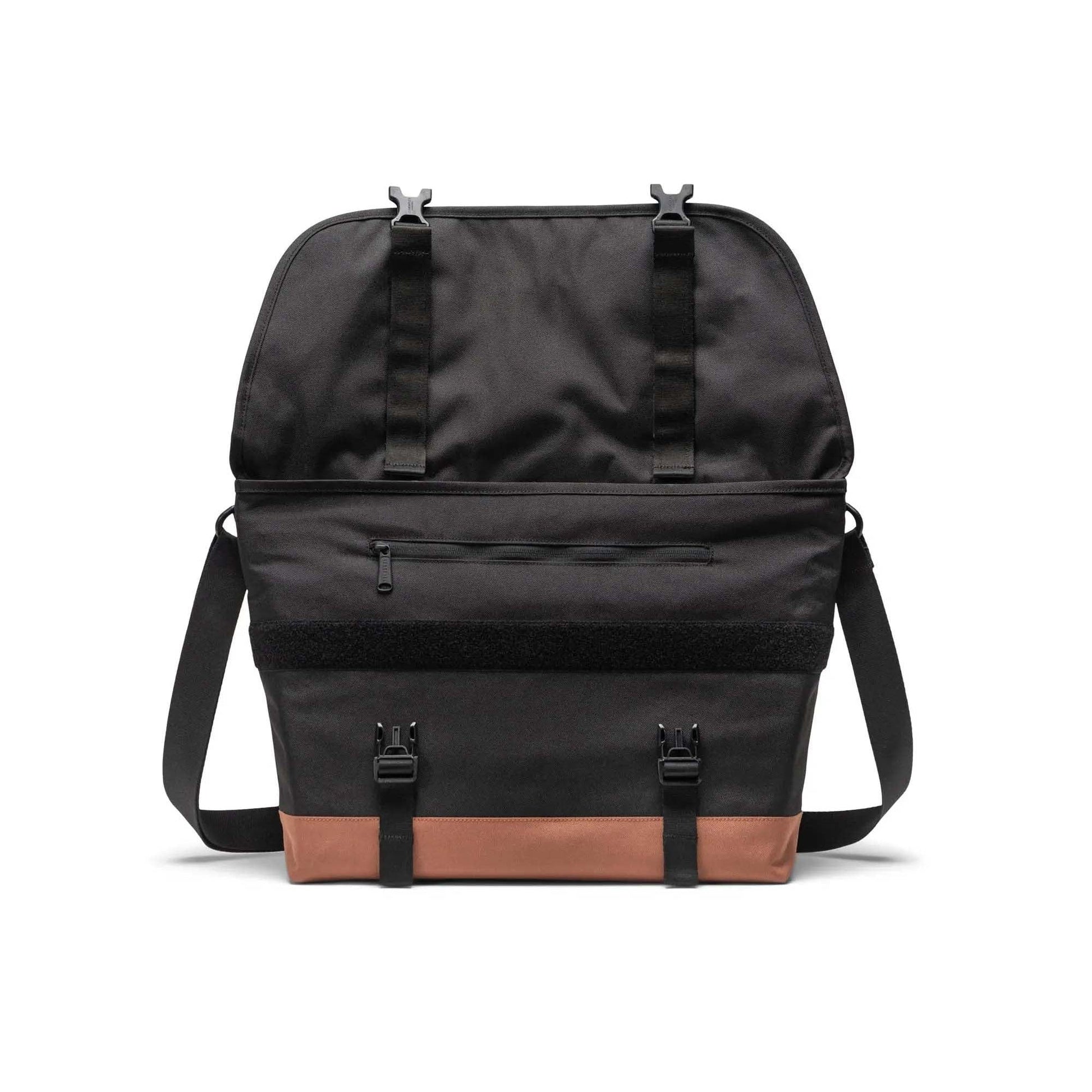 Herschel Messenger Bags Black/Saddle Brown Herschel Cove Messenger - Black/Saddle Brown