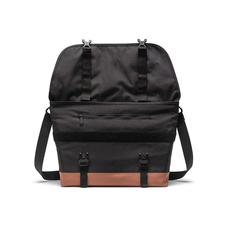 Herschel Messenger Bags Black/Saddle Brown Herschel Cove Messenger - Black/Saddle Brown