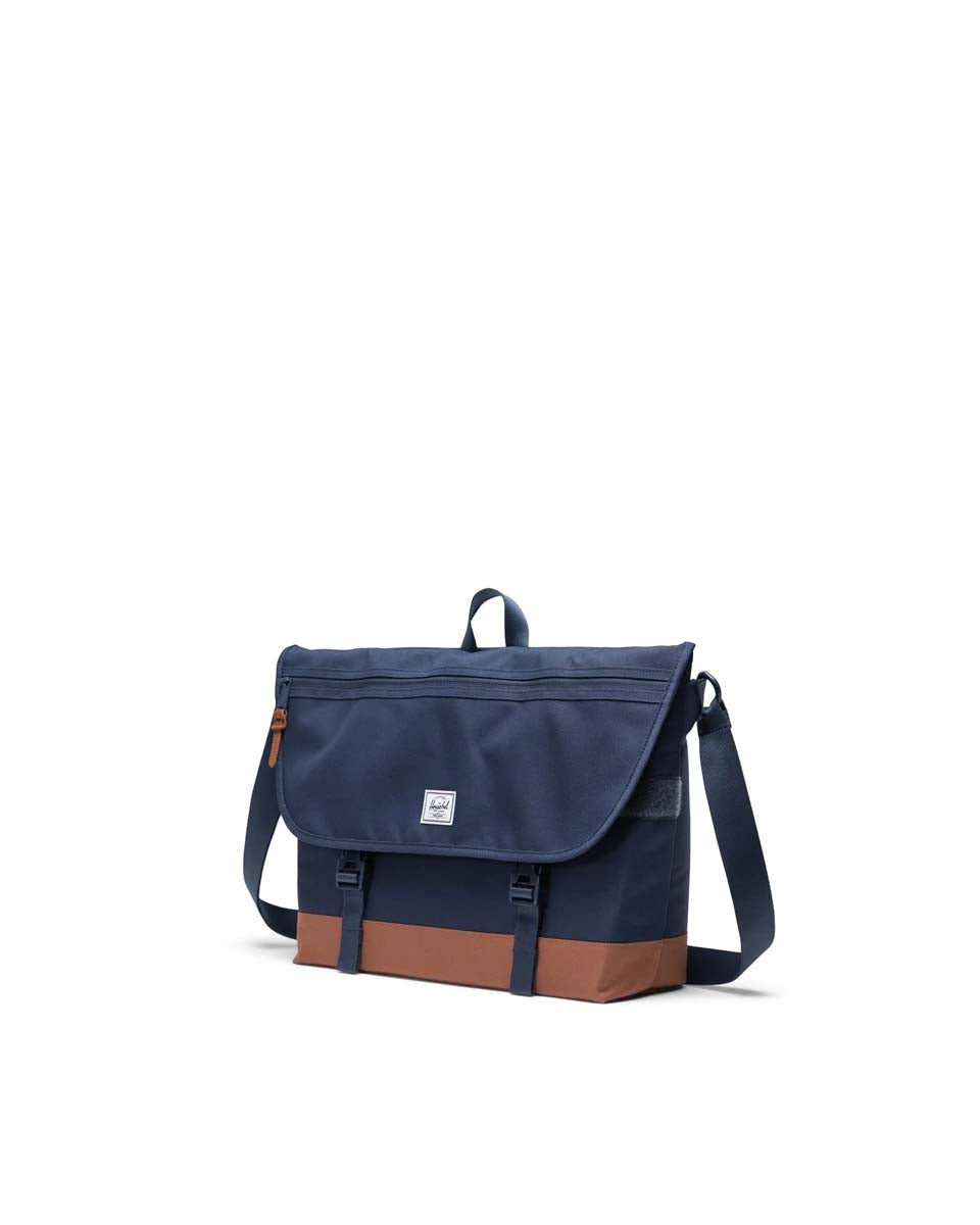 Herschel Messenger Bags Navy/Saddle Brown Herschel Cove Messenger - Navy/Saddle Brown