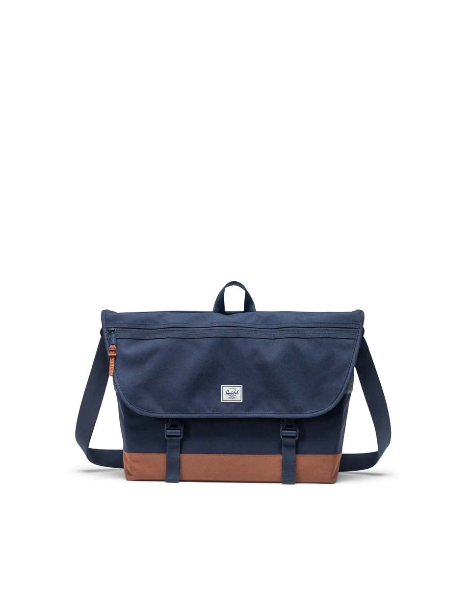 Herschel Messenger Bags Navy/Saddle Brown Herschel Cove Messenger - Navy/Saddle Brown