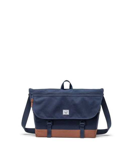 Herschel Messenger Bags Navy/Saddle Brown Herschel Cove Messenger - Navy/Saddle Brown