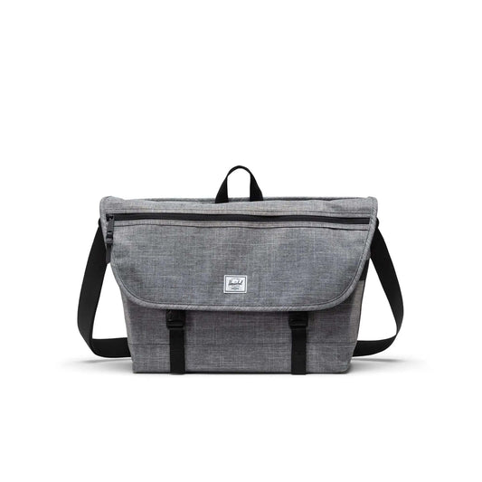 Herschel Messenger Bags Raven Crosshatch Herschel Cove Messenger - Raven Crosshatch