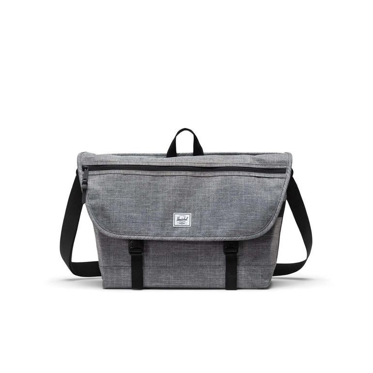 Herschel Messenger Bags Raven Crosshatch Herschel Cove Messenger - Raven Crosshatch