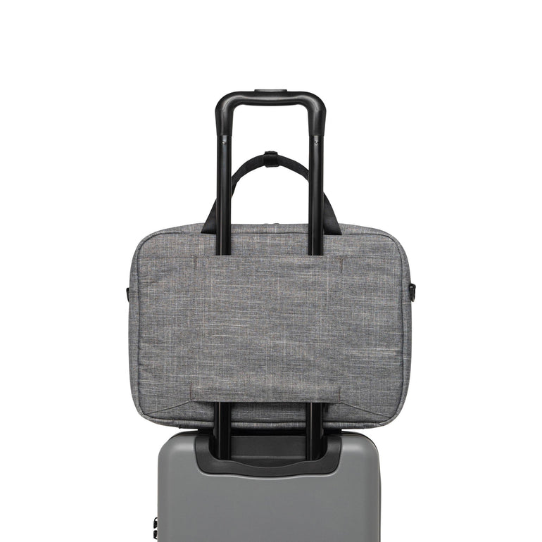 Herschel Messenger Bags Raven Crosshatch Herschel Gibson Messenger Tech - Raven Crosshatch