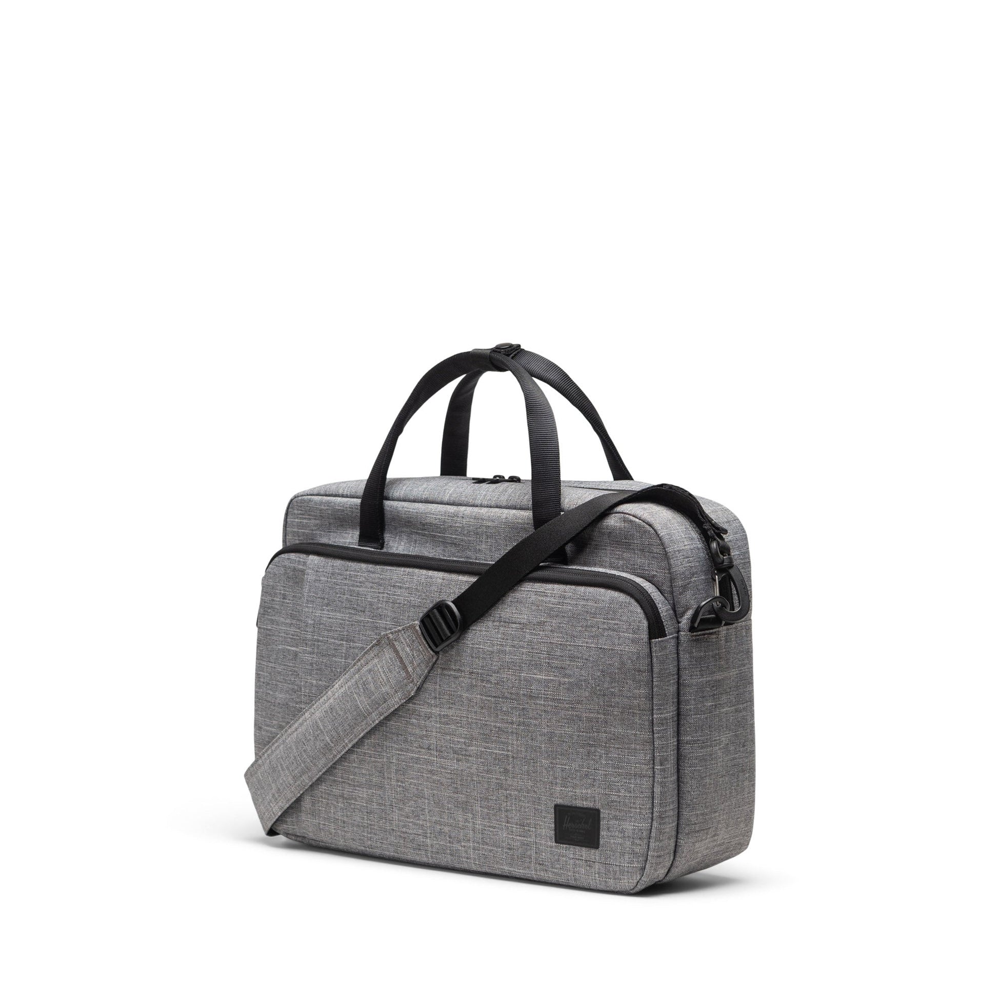 Herschel Messenger Bags Raven Crosshatch Herschel Gibson Messenger Tech - Raven Crosshatch