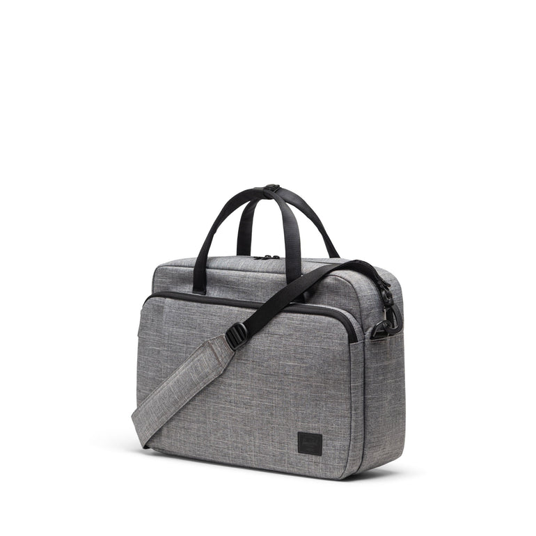 Herschel Messenger Bags Raven Crosshatch Herschel Gibson Messenger Tech - Raven Crosshatch