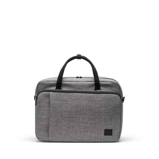 Herschel Messenger Bags Raven Crosshatch Herschel Gibson Messenger Tech - Raven Crosshatch