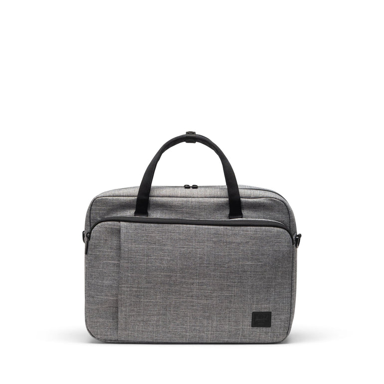 Herschel Messenger Bags Raven Crosshatch Herschel Gibson Messenger Tech - Raven Crosshatch
