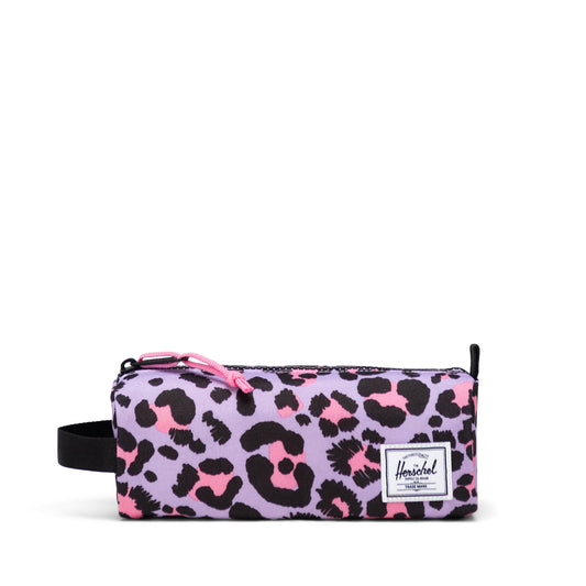 Herschel Pencil Case Scribble Leopard Sachet Pink Herschel Settlement Pencil Case Little Herschel - Scribble Leopard Sachet Pink