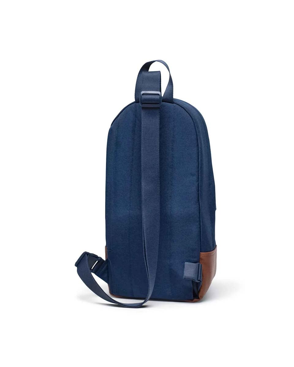 Herschel Sling Bag Navy/Tan Herschel Heritage Shoulder Bag - Navy/Tan