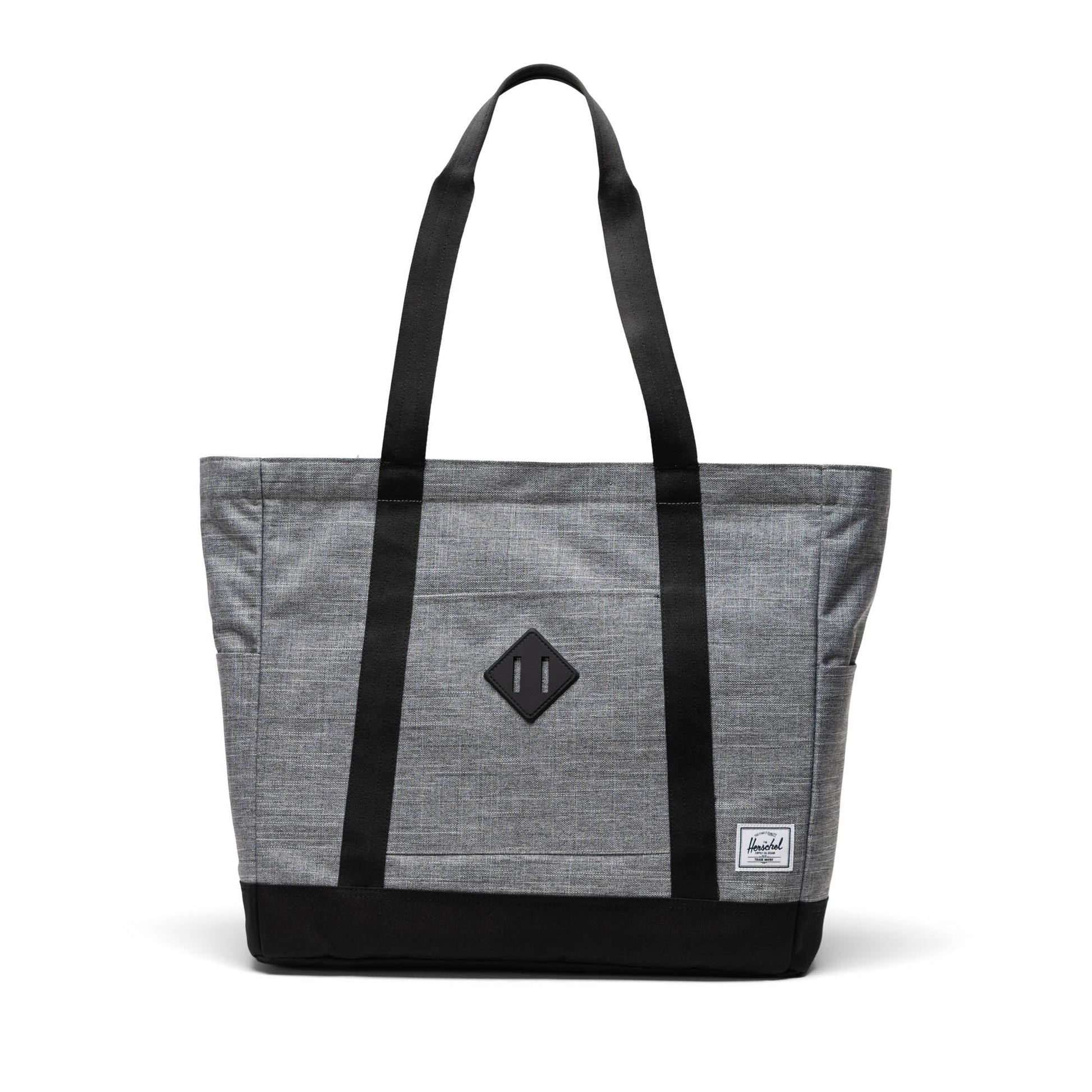 Herschel Tote Bag Raven Crosshatch Herschel Heritage Tote - Raven Crosshatch