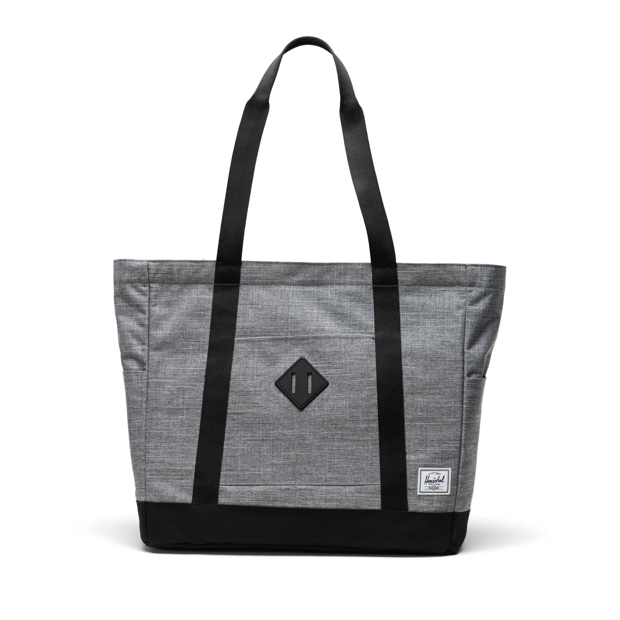 Herschel Tote Bag Raven Crosshatch Herschel Heritage Tote - Raven Crosshatch
