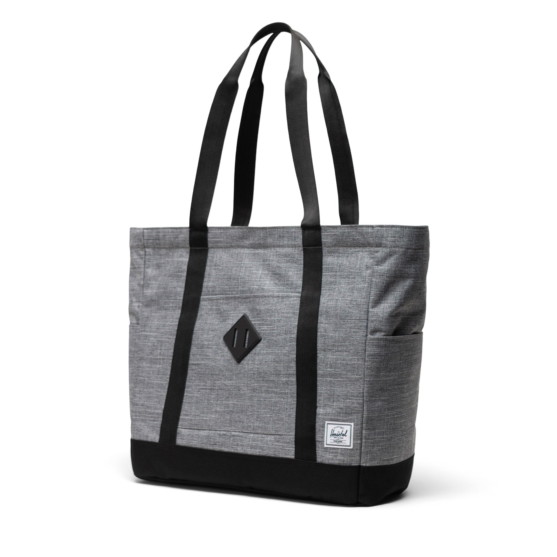 Herschel Tote Bag Raven Crosshatch Herschel Heritage Tote - Raven Crosshatch