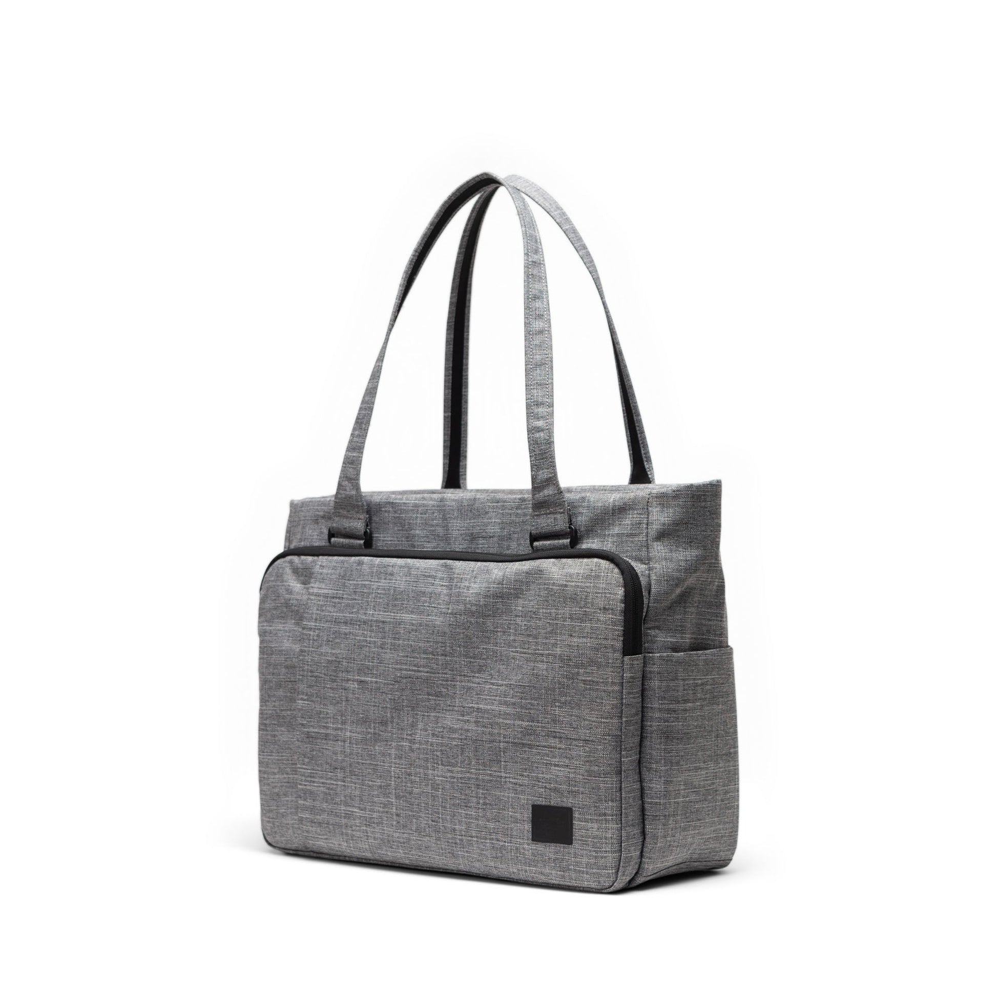 Herschel Tote Bag Raven Crosshatch Herschel Kaslo Tote Tech - Raven Crosshatch