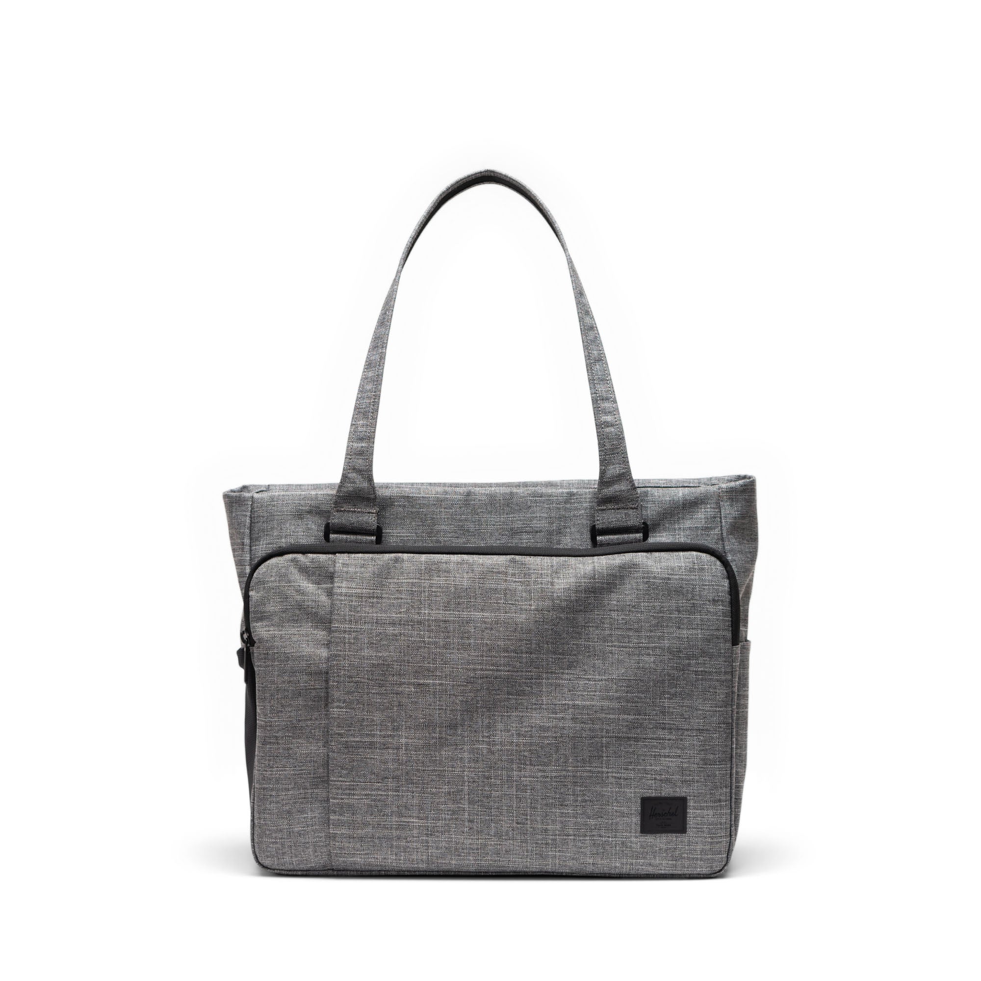 Herschel Tote Bag Raven Crosshatch Herschel Kaslo Tote Tech - Raven Crosshatch