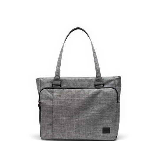 Herschel Tote Bag Raven Crosshatch Herschel Kaslo Tote Tech - Raven Crosshatch