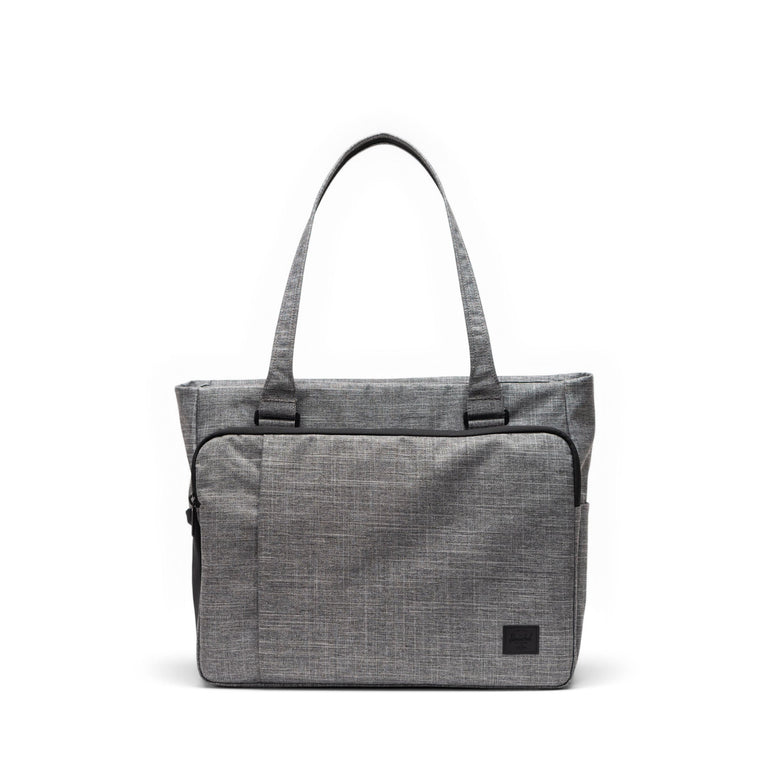 Herschel Tote Bag Raven Crosshatch Herschel Kaslo Tote Tech - Raven Crosshatch