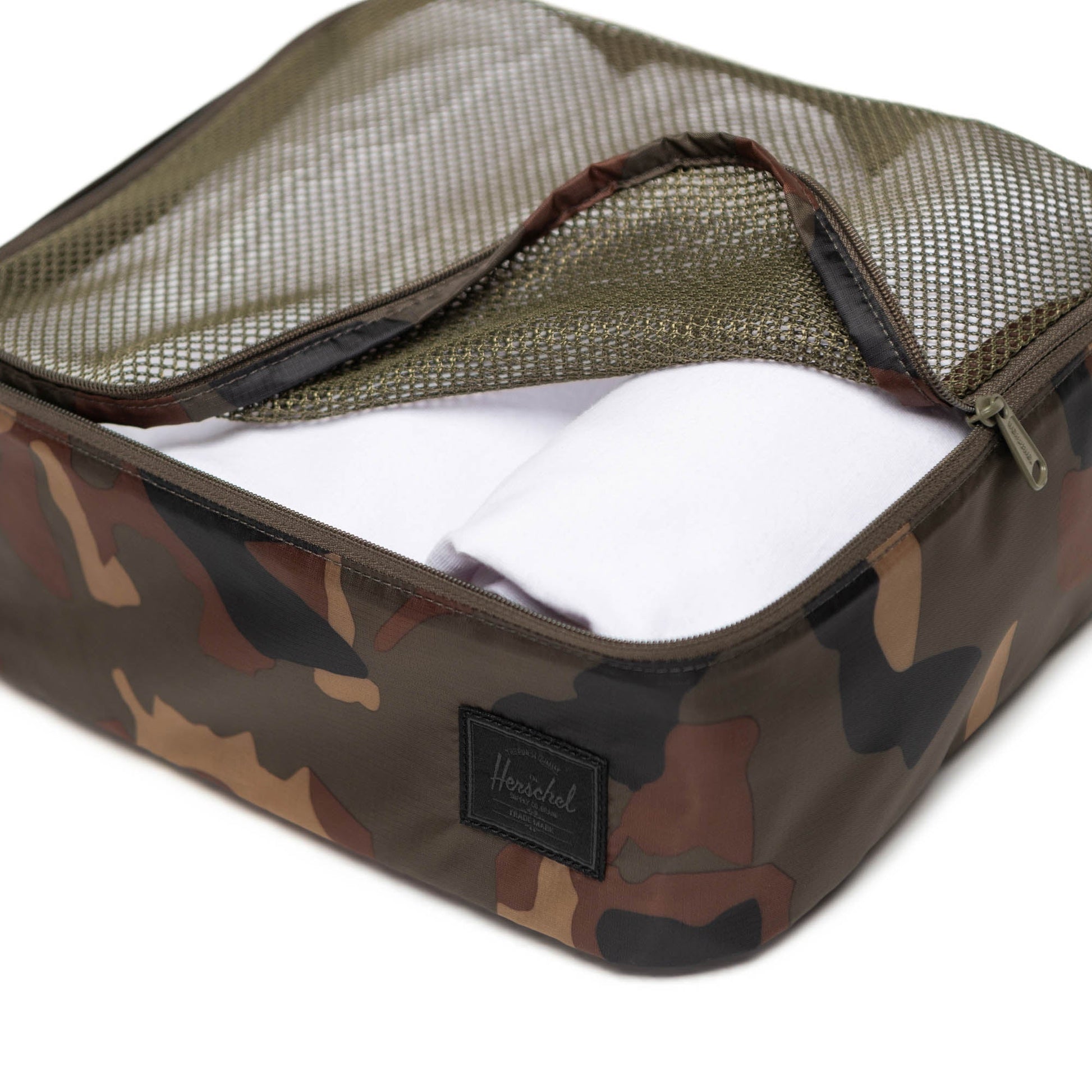 Herschel Travel Accessories Woodland Camo/Black Label Herschel Kyoto Packing Cubes - Woodland Camo/Black Label