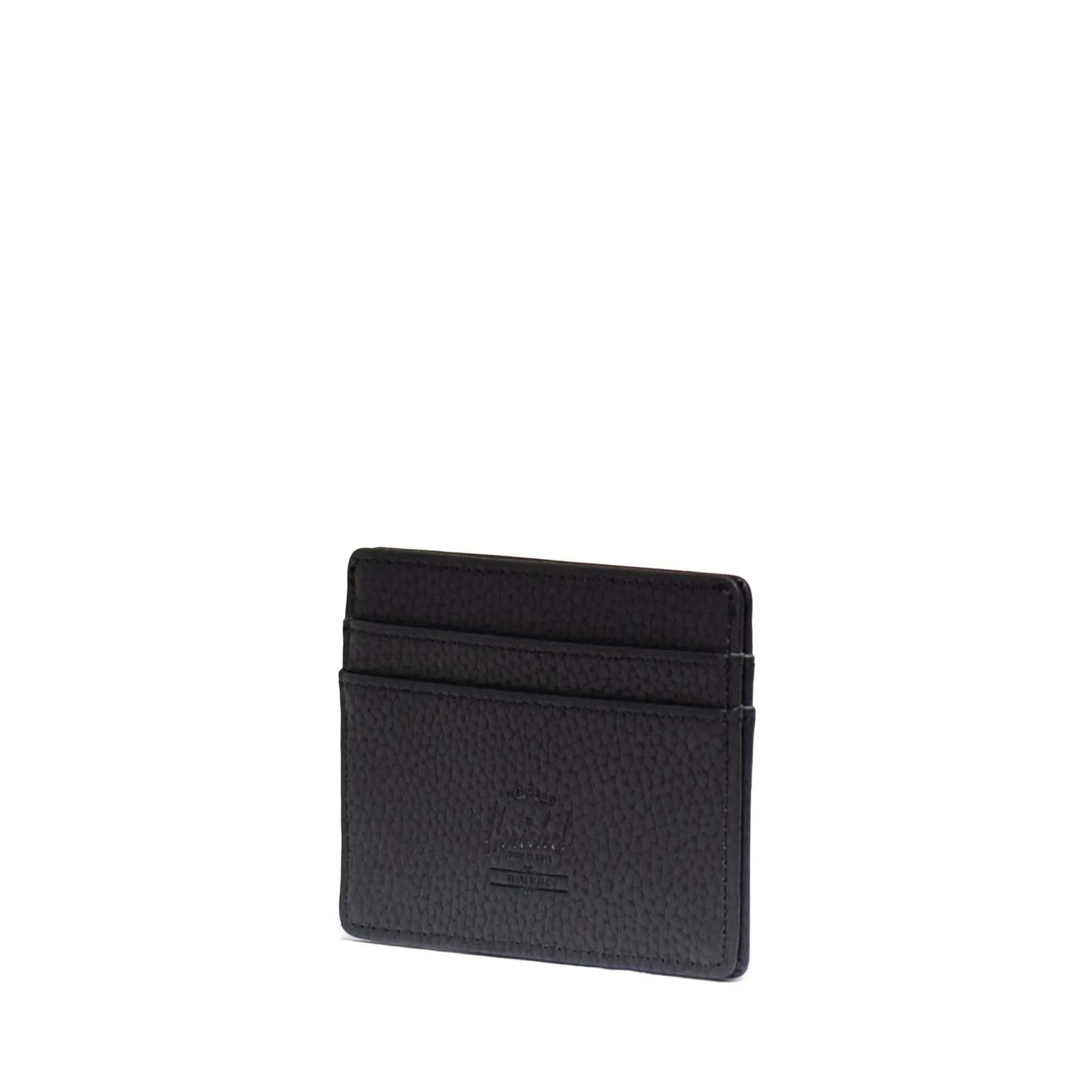 Herschel Wallets Black Herschel Charlie Cardholder Vegan Leather - Black