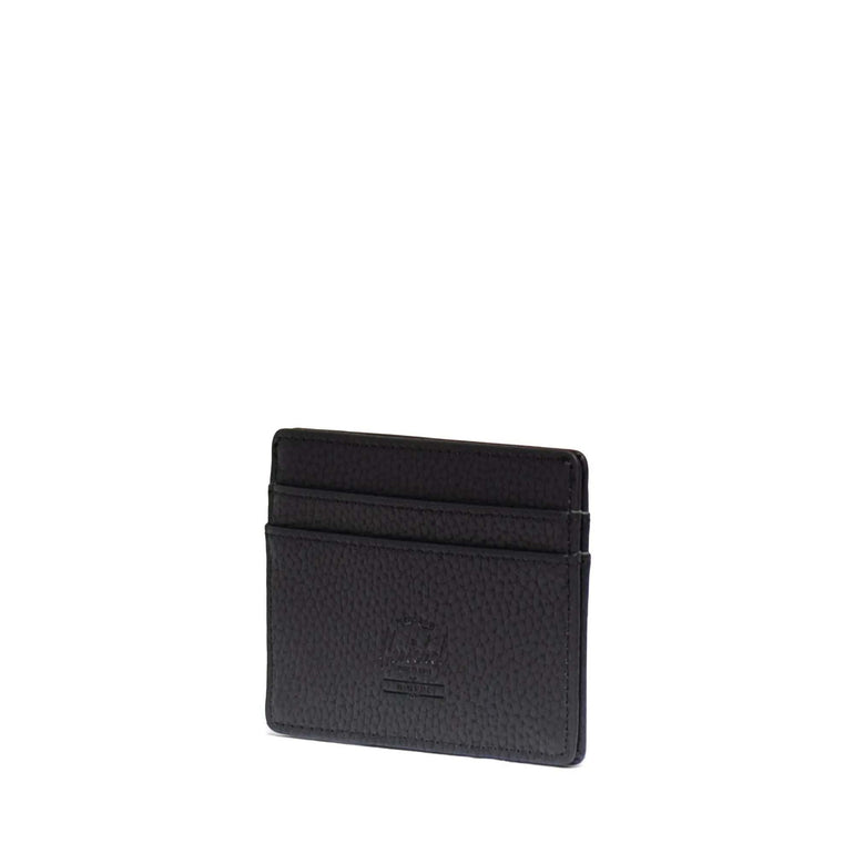 Herschel Wallets Black Herschel Charlie Cardholder Vegan Leather - Black