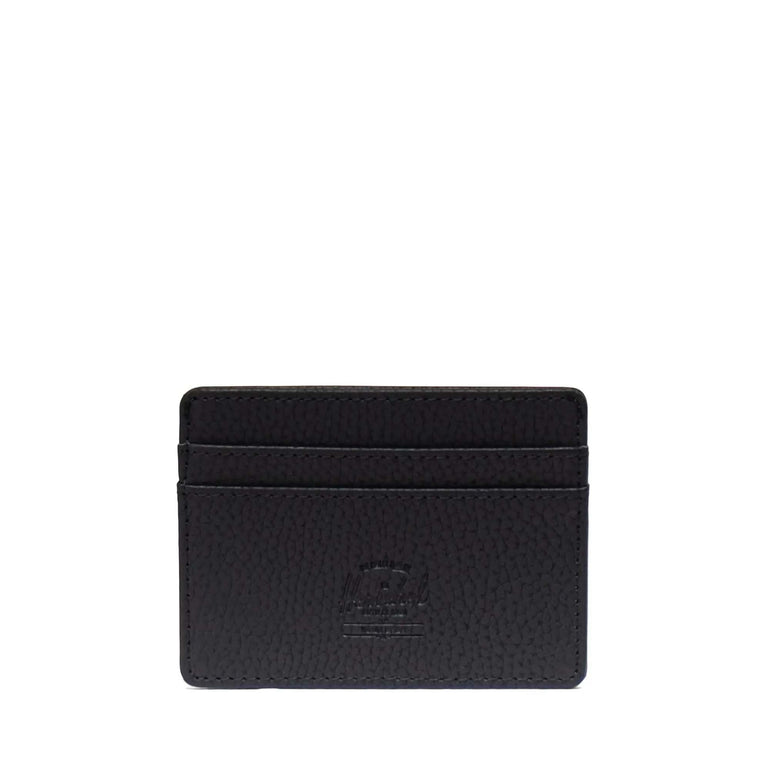 Herschel Wallets Black Herschel Charlie Cardholder Vegan Leather - Black