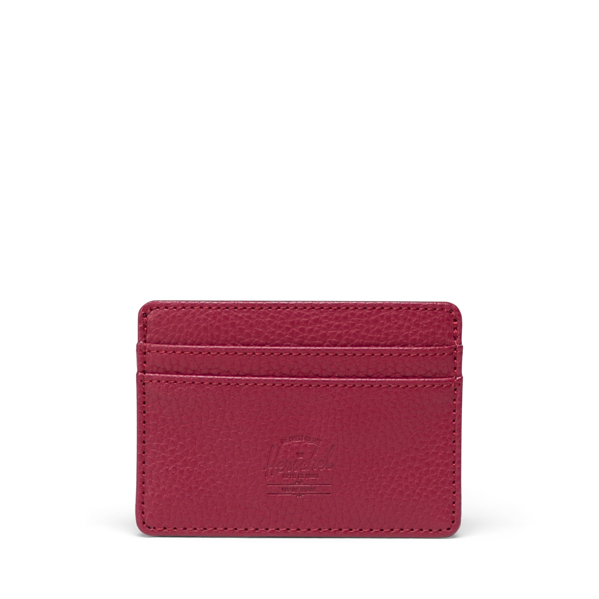 Herschel Wallets Cherry Red Herschel Charlie Cardholder Vegan Leather - Cherry Red