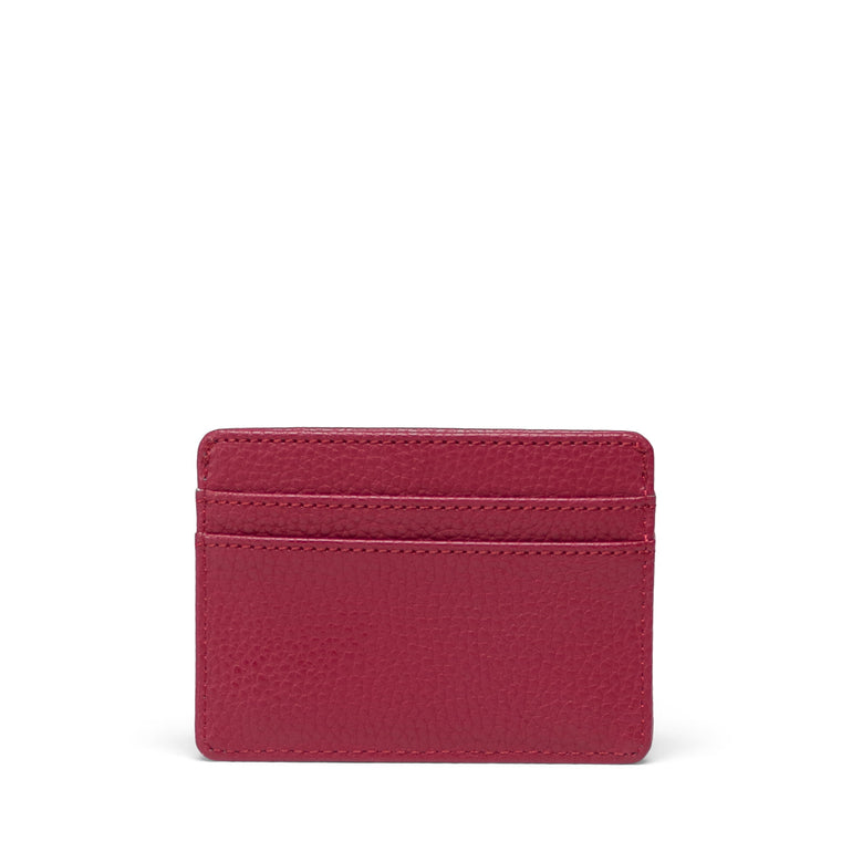 Herschel Wallets Cherry Red Herschel Charlie Cardholder Vegan Leather - Cherry Red