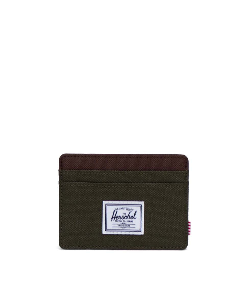 Herschel Wallets Ivy Green/Chicory Coffee Herschel Charlie Cardholder - Ivy Green/Chicory Coffee