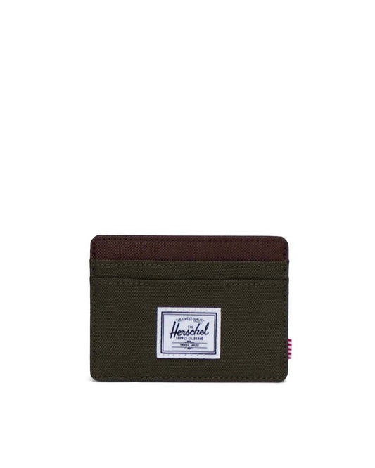 Herschel Wallets Ivy Green/Chicory Coffee Herschel Charlie Cardholder - Ivy Green/Chicory Coffee