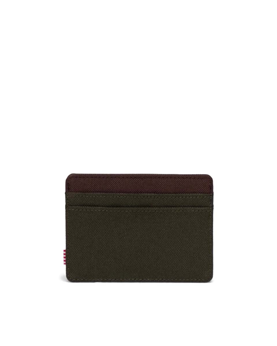 Herschel Wallets Ivy Green/Chicory Coffee Herschel Charlie Cardholder - Ivy Green/Chicory Coffee