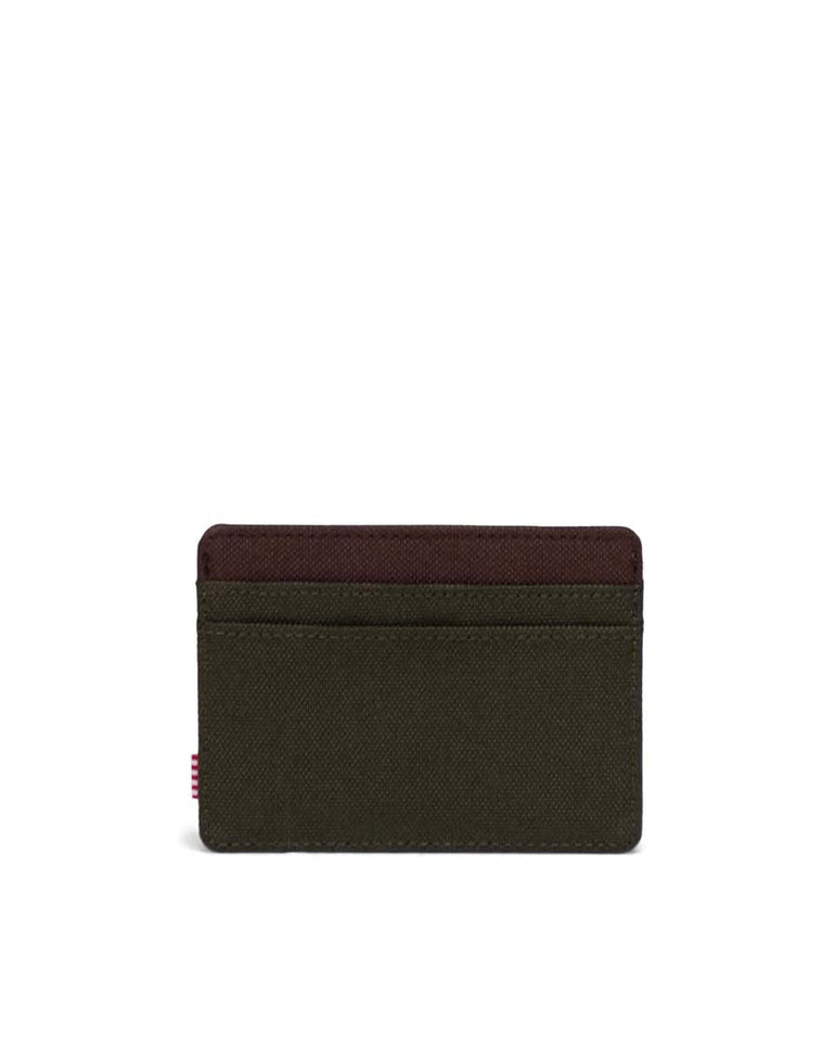 Herschel Wallets Ivy Green/Chicory Coffee Herschel Charlie Cardholder - Ivy Green/Chicory Coffee