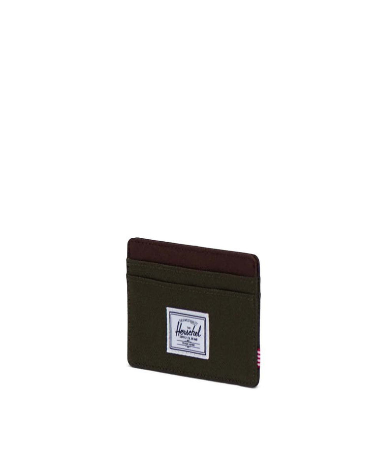 Herschel Wallets Ivy Green/Chicory Coffee Herschel Charlie Cardholder - Ivy Green/Chicory Coffee