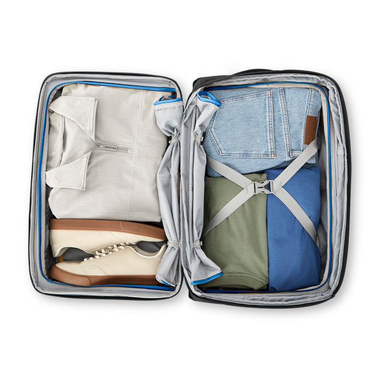 High Sierra Backpack on Wheels Black/Blue High Sierra Hi-Life 3-in-1 Convertible Wheeled Backpack