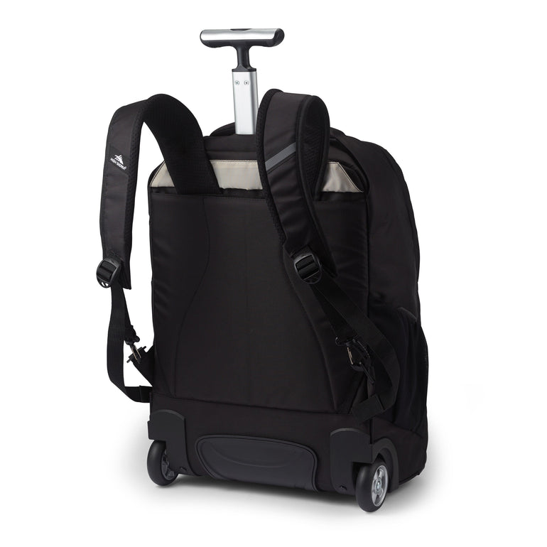 High Sierra Backpack on Wheels Black High Sierra Freewheel Pro Wheeled Backpack - Black